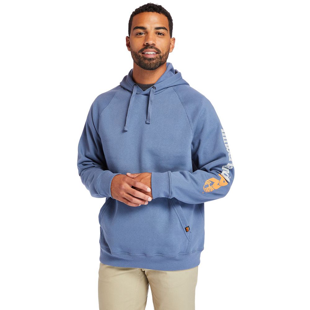 Sudadera Timberland Hombre Pro® Hood Honcho Sport Hoodie Azules - Chile RAY-018452